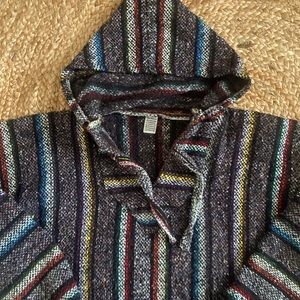 Mexican Multi-Colored Poncho